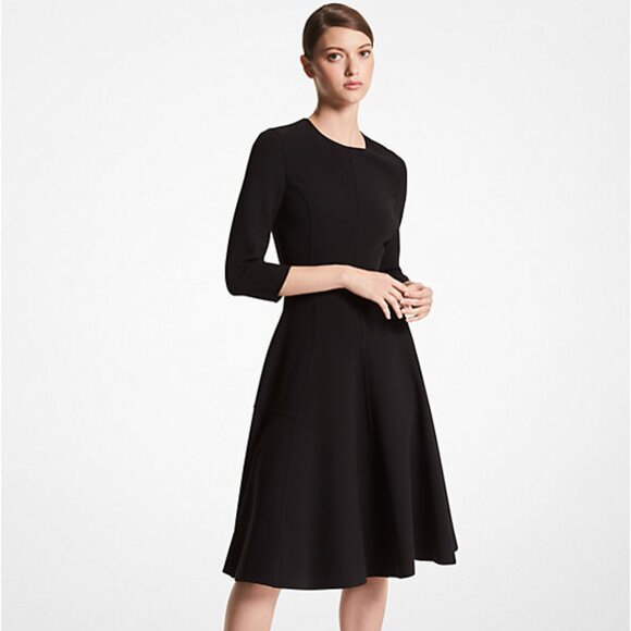 NWT Michael Kors Stretch Wool Crepe Dress Size 16 - Picture 1 of 10